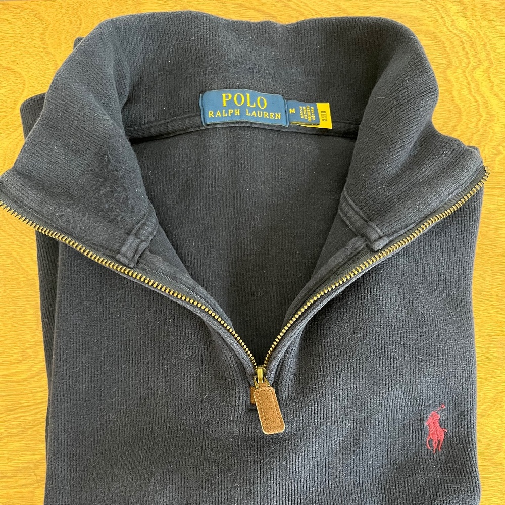 Ralph Lauren Quarter Zip in Blue Medium